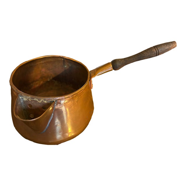 Antique Copper Pouring Pot For Sale