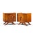 Mid-Century Modern Vladimir Kagan Style Mid Century Sculptural Walnut Nightstands - Pair For Sale - Image 3 of 11