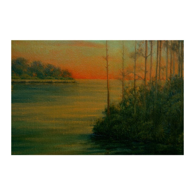 Impressionist California Sunset Landscape - "In the Distance" by Max Flandorfer For Sale - Image 3 of 6