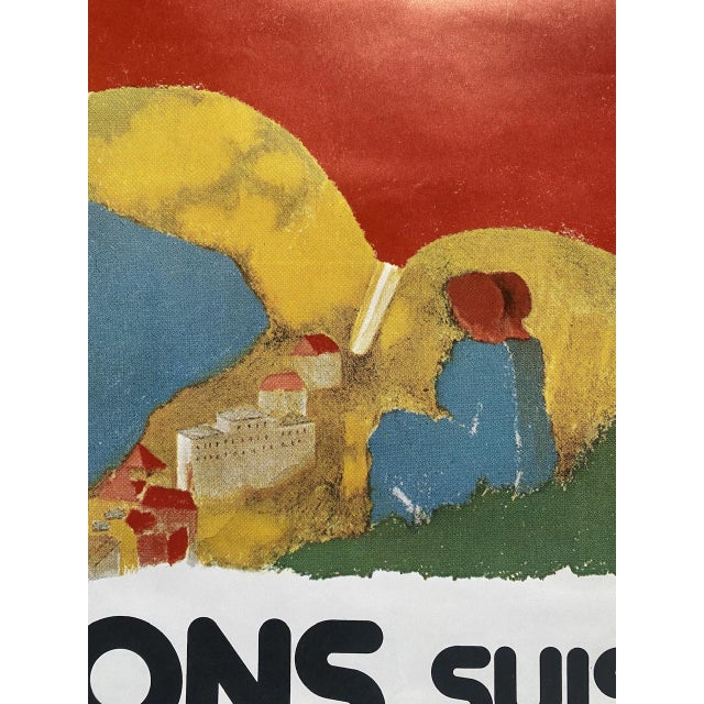 Paper Vintage Poster from Giacometti Augusto, Grisons, Switzerland, 1890s For Sale - Image 7 of 8