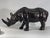 Mid-Century Leather Rhino Statue, England For Sale - Image 12 of 14