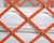 Pair of French Maison Jean Orange Iron Lattice Lounge Chairs For Sale - Image 14 of 18