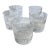 Vintage Gucci Signed Crystal Double Old Fashioned Glasses - Set of 5 For Sale