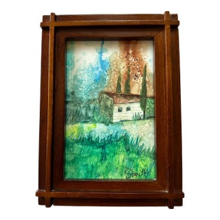 Nancy Smith Contemporary Signed Original Framed Landscape For Sale