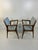 Chairs in the style of Gio Ponti, 1950s, Set of 2, in Very Good conditions. Designed 1950 to 1959
