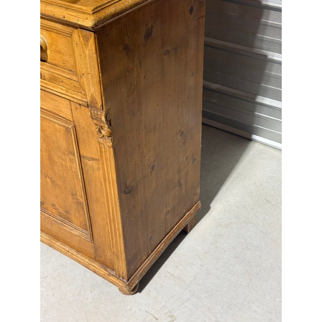 Antique Pine Kitchen Dresser From England For Sale - Image 9 of 18