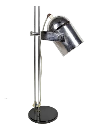 Vintage Chrome Plated Table Lamp by Stanislav Indra for Lidokov, 1970s