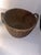 Wood 19th-Century Antique Splint Wood Round Basket With Handles For Sale - Image 7 of 9