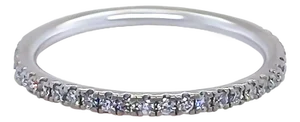 Bespoke 18ct White Gold Diamond Wedding Band 0.34ct