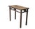 This rectangular side table is made from solid elm with a weathered, natural finish. The design features a recessed apron...