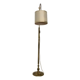 Mid-Century Modern Floor Lamp in Brass For Sale