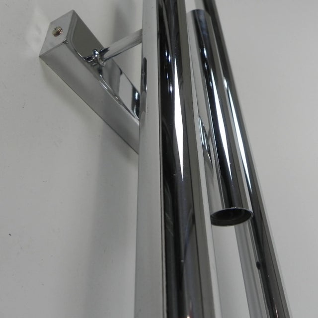Tede Light Wall Lamp with 3 Chrome Cylinders, 1970s For Sale - Image 16 of 18