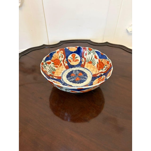 Antique Japanese Imari Bowl, 1880 For Sale - Image 9 of 9