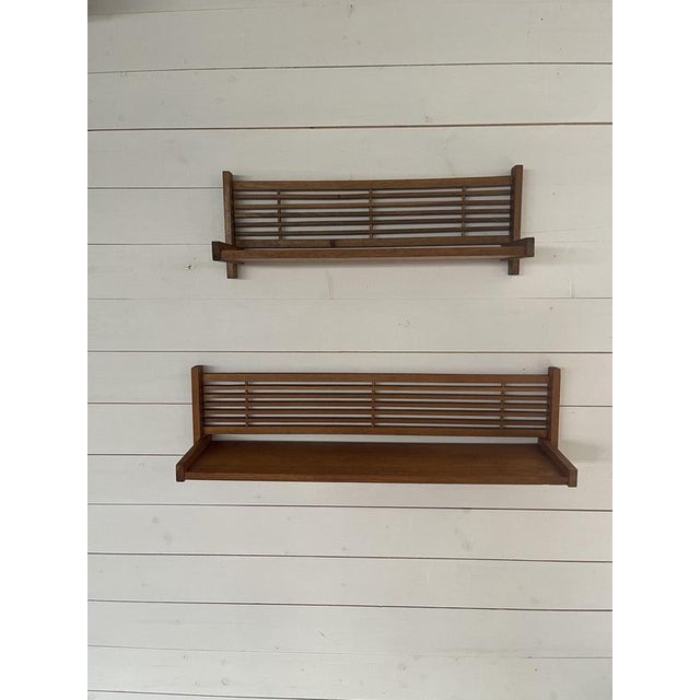 Brown Vintage Wooden Drying Racks, 1960s, Set of 2 For Sale - Image 8 of 8