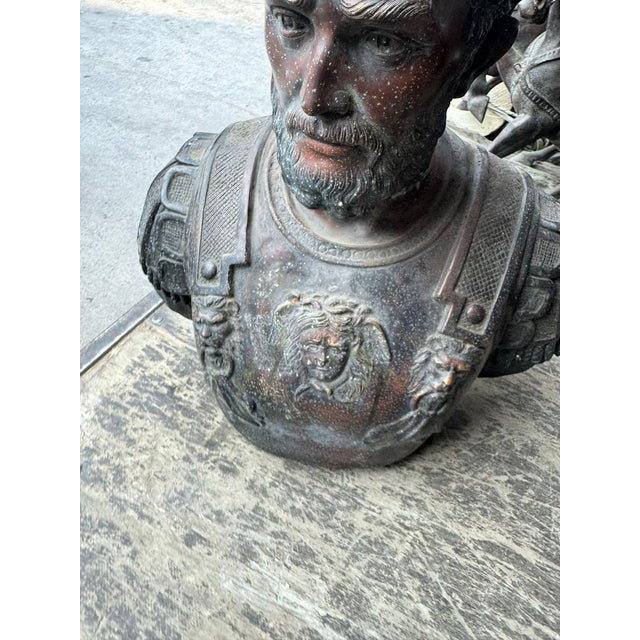 Large Roman Bronze Sculpture, 1950a For Sale - Image 4 of 9