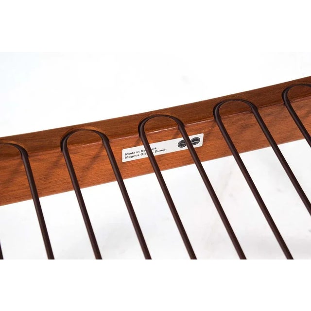 Set of Teak Paper Knife Armchair by Kai Kristiansen for Magnus Olesen, 1960s For Sale - Image 6 of 9