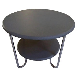 Bauhaus Plastic Cover Coffee Table, 1940s For Sale