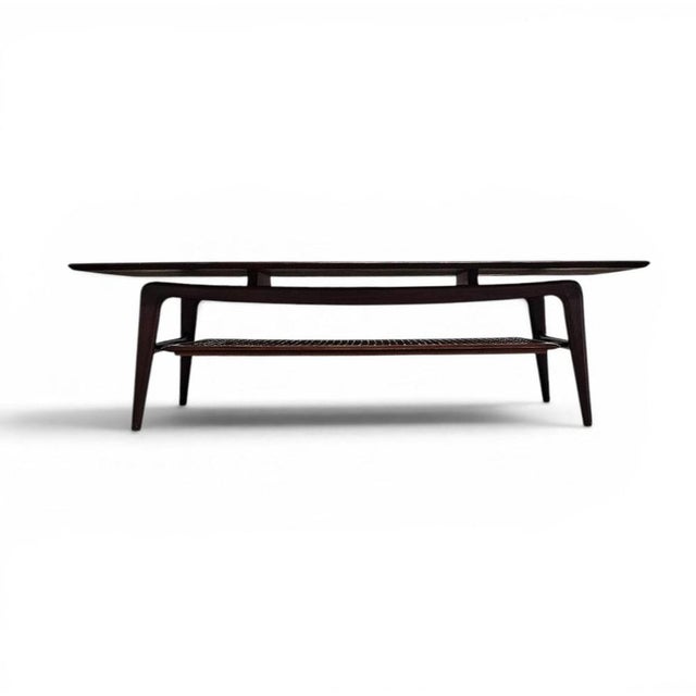 Wood Coffee Table by Louis Van Teeffelen for Wébé, 1960s For Sale - Image 7 of 9