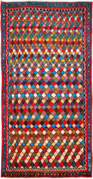 Vintage Persian Hamadan Rug – Size: 2' 10" X 5' 6"