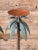 Pair of Vintage Sculptural Metal Palm Tree Floor Candle Holders For Sale - Image 4 of 13