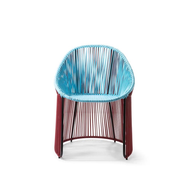 Contemporary Blue Cartagenas Dining Chairs by Sebastian Herkner, Set of 4 For Sale - Image 3 of 18