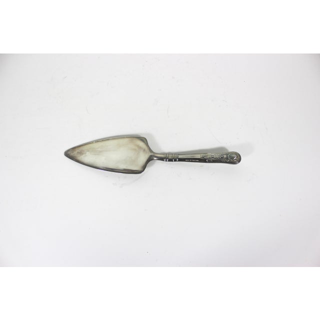 Early 20th Century Silver Mayell Cake Server Silver Plate Serving Piece Made in England For Sale - Image 9 of 11