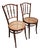 Antique Vienna Bentwood Chairs by Jacob & Josef Kohn, Austria, 1930s, Set of 2 For Sale
