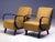 Brown H-227 Armchairs from Jindřich Halabala, 1930s, Set of 2 For Sale - Image 8 of 9