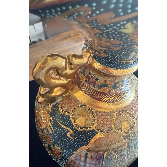 Royal Satsuma Floor Vase For Sale - Image 16 of 18