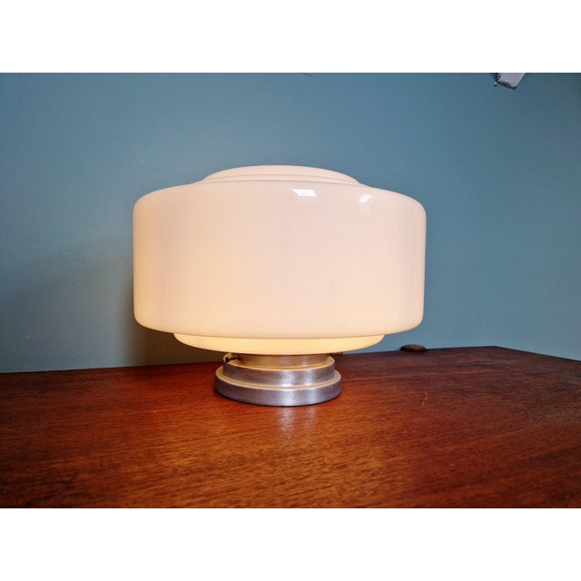 Large art deco ceiling light produced by the dutch manufacturer philips in the 1930s. this ceiling light from the...