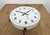 White Vintage White Electric Station Wall Clock from Nedklok, 1970s For Sale - Image 8 of 18