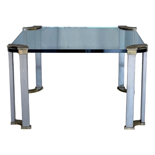 Vintage Bronze and Glass Coffee Table by Peter Ghyczy, Germany, 1970s For Sale