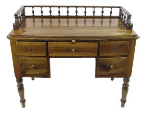Antique Center Desk in Walnut