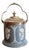 Antique Victorian Jasperware Biscuit Barrel, 1880 For Sale