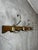 Antique Coat Hooks in Brass and Wood, 1900 For Sale - Image 6 of 10