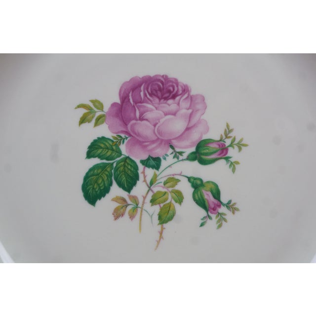 1930s Pickard Ravenswood Maria 237 Rose Swag Dinnerware China Set - 58 pcs For Sale - Image 6 of 17