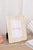 Transitional Raffia & Gold 4x6 Picture Frame For Sale - Image 3 of 6