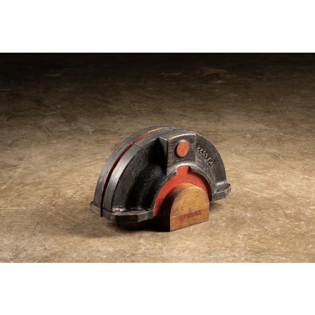 Vintage Foundry Mold Bookends - a Pair For Sale - Image 4 of 7