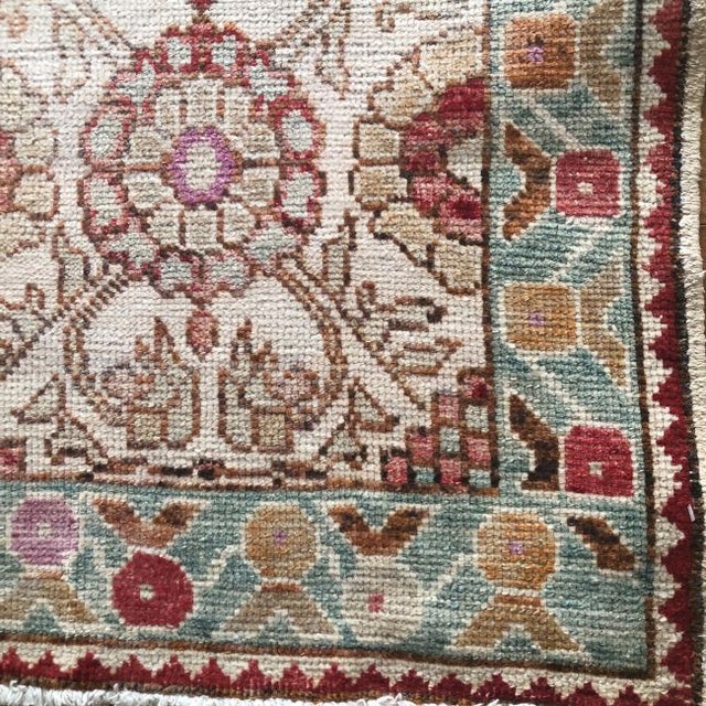 Turkish Vintage Turkish Cappadocia Rug | Floral & Geometric Design | 5'x7' For Sale - Image 3 of 7