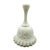 Vintage Fenton Silver Crest Spanish Lace Milk Glass Bell For Sale