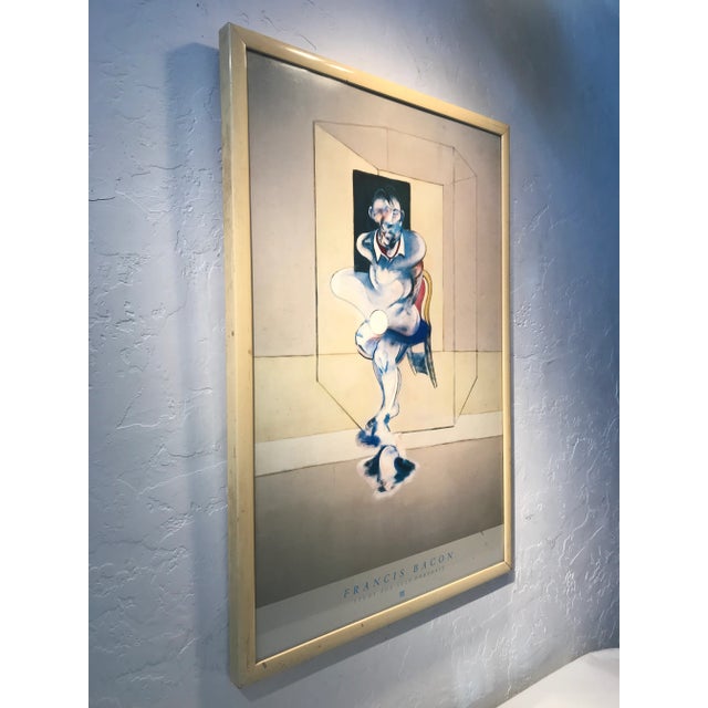 Abstract 1980s Francis Bacon Study for Self Portrait Poster, Framed For Sale - Image 3 of 10