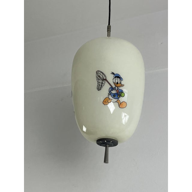 Disney Pendant Lamp in Opaline Glass attributed to Doria Leuchten, 1960s For Sale - Image 16 of 18