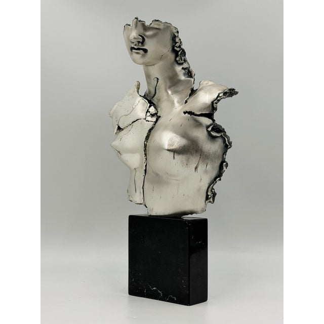 Metal Vintage Zanfeld Taxco Mexico Aphrodite .925 Silver Figural Sculpture For Sale - Image 7 of 18