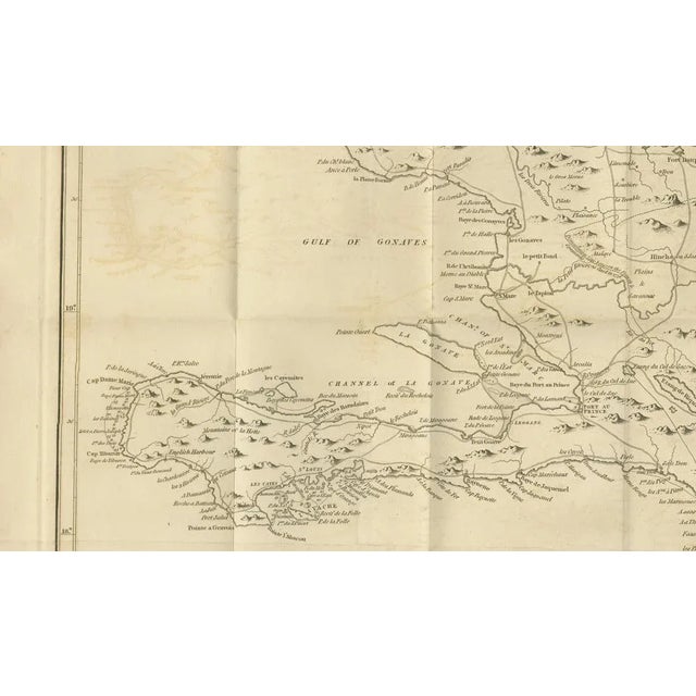 Map of Saint Domingue, Haiti and Dominican Republic, 1793 For Sale - Image 4 of 10
