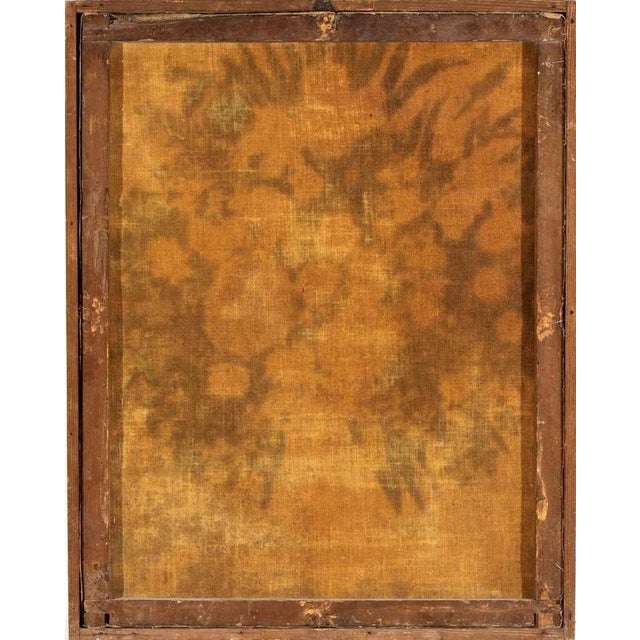 Unknown, Vase of Flowers in a Metal Vase with a Mask, Oil Painting, Early 17th Century For Sale - Image 4 of 6