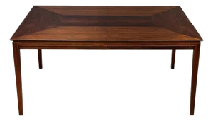 1960s Refinished Walnut and Rosewood Dining Table by John Stuart