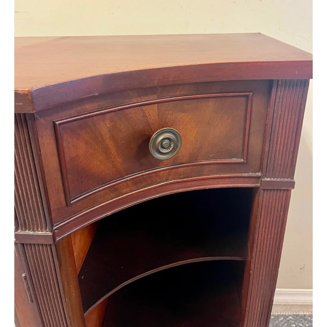 Bookcase Buffet Console Mid Century Sideboard Vintage For Sale - Image 9 of 10
