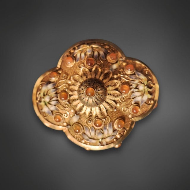 Sterling Silver Tea Caddy, China, 1920s For Sale - Image 9 of 10