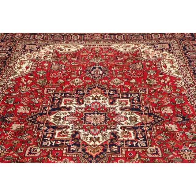 Brown Middle Eastern Hand-Knotted Tabriz Rug For Sale - Image 8 of 11