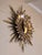 Metal Vintage MCM Brutalist Metall Brass Wall Sculpture by Curtis Jere "Sun and Moon" For Sale - Image 7 of 8
